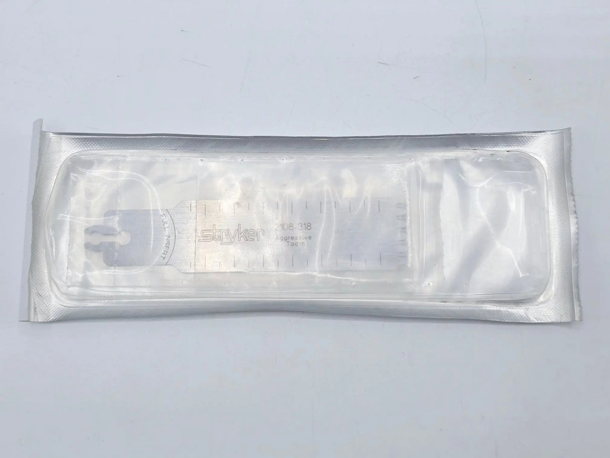 Stryker 2108-318-000 2108 Series Sagittal Blade Aggressive (25.0 x 1.24 x 79.0mm) Stryker