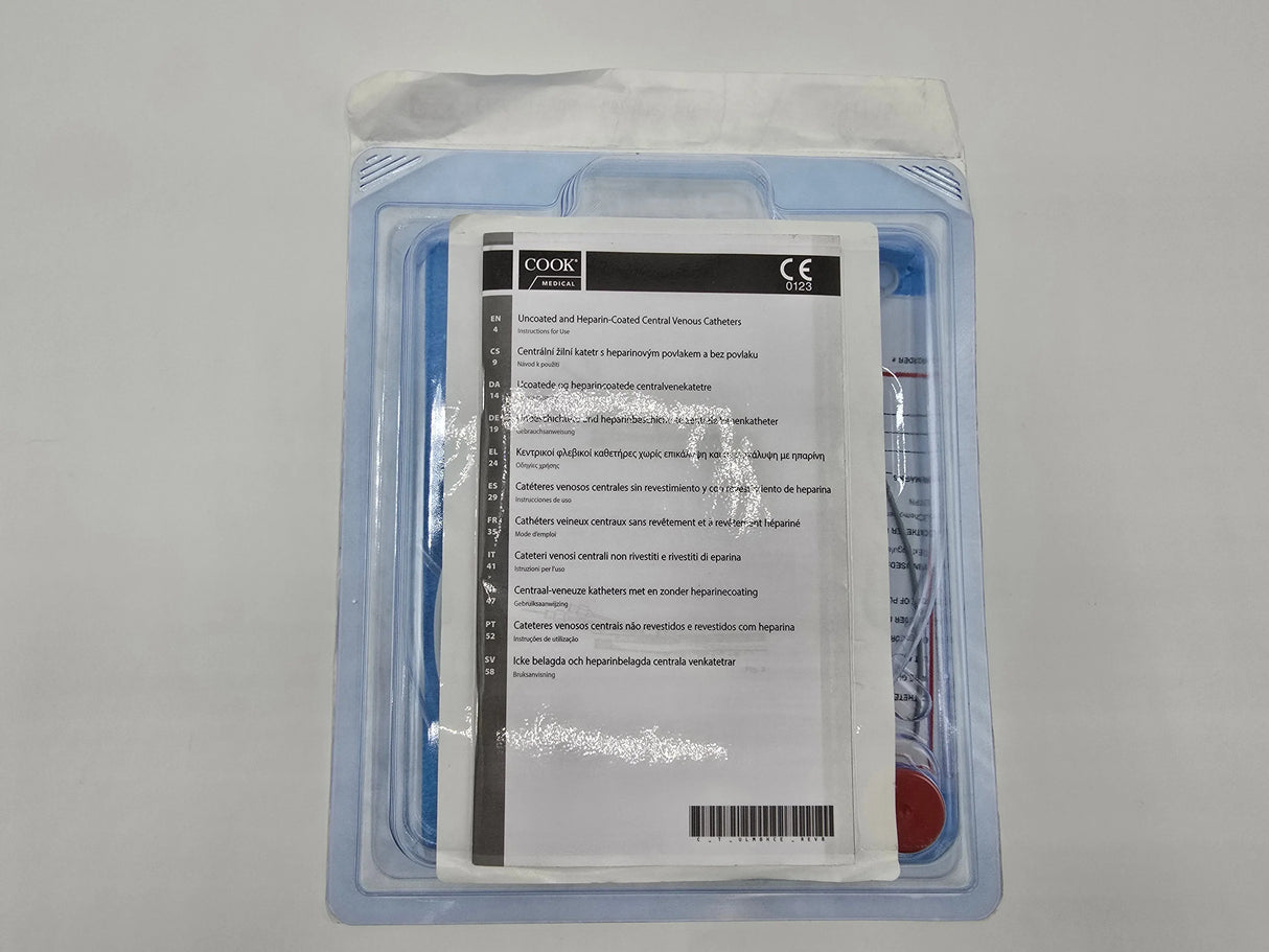 Cook Medical C-PMS-501J Central Venous Catheter Set 5.0Fr. .035" 18G Cook Medical
