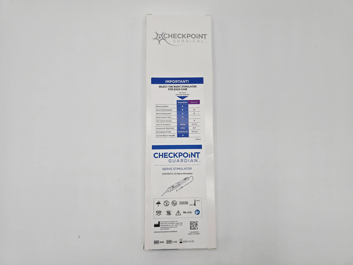 Checkpoint Surgical 9095 Checkpoint Guardian Handheld Surgical Nerve Stimulator Checkpoint Surgical