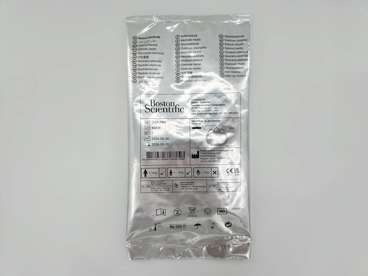 Boston Scientific DGP-PM2 Neutral Electrode Pre-Wired Boston Scientific