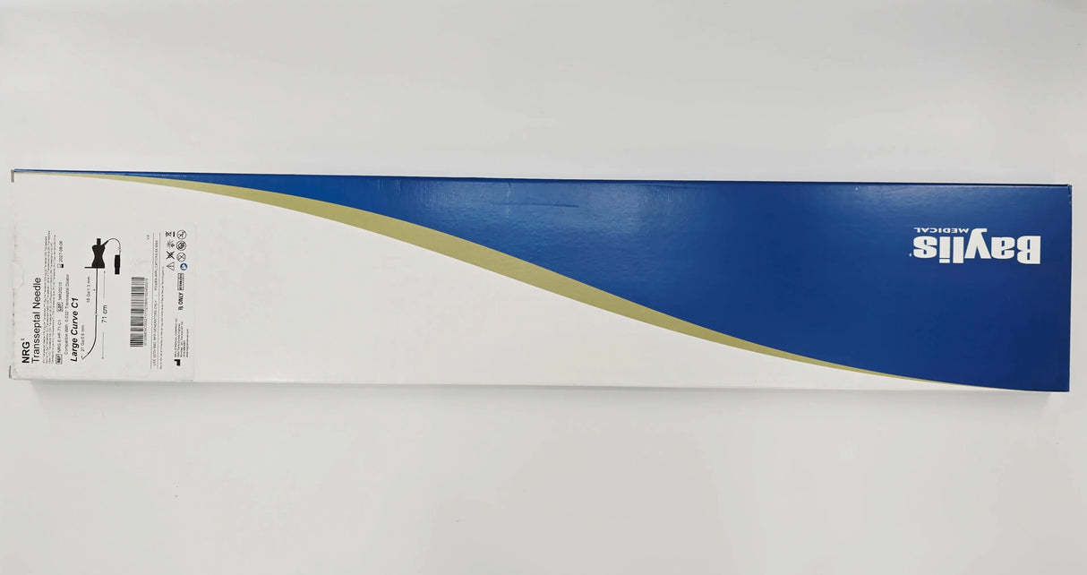 Baylis Medical NRG-E-HF-71-C1 NRG Transseptal Needle Large Curve C1 21 Ga / 18Ga x 71cm Baylis Medical
