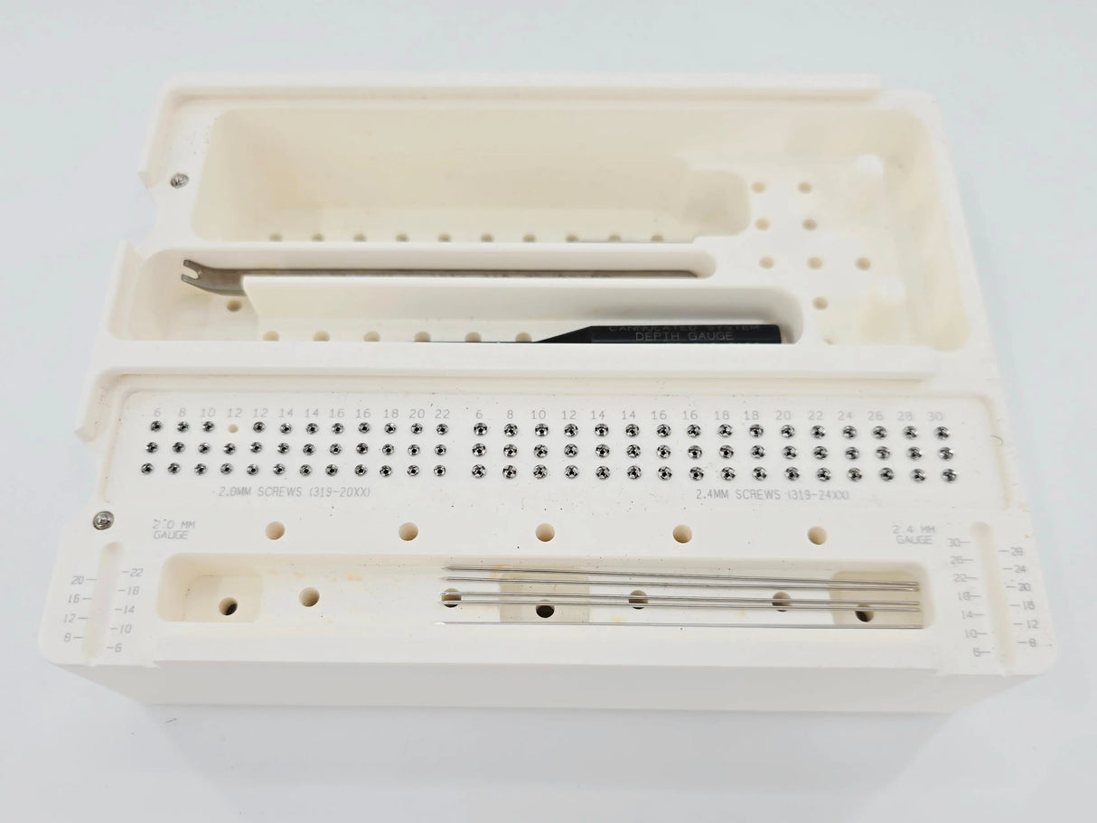 OsteoMed 2.0/2.4mm Cannulated Screw System Instrument Implant Set OsteoMed