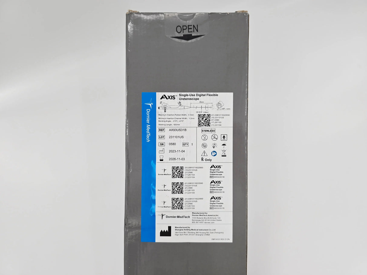 Dornier Medtech AX93US31B Axis Single-Use Digital Flexible Ureteroscope Dornier MedTech Inc