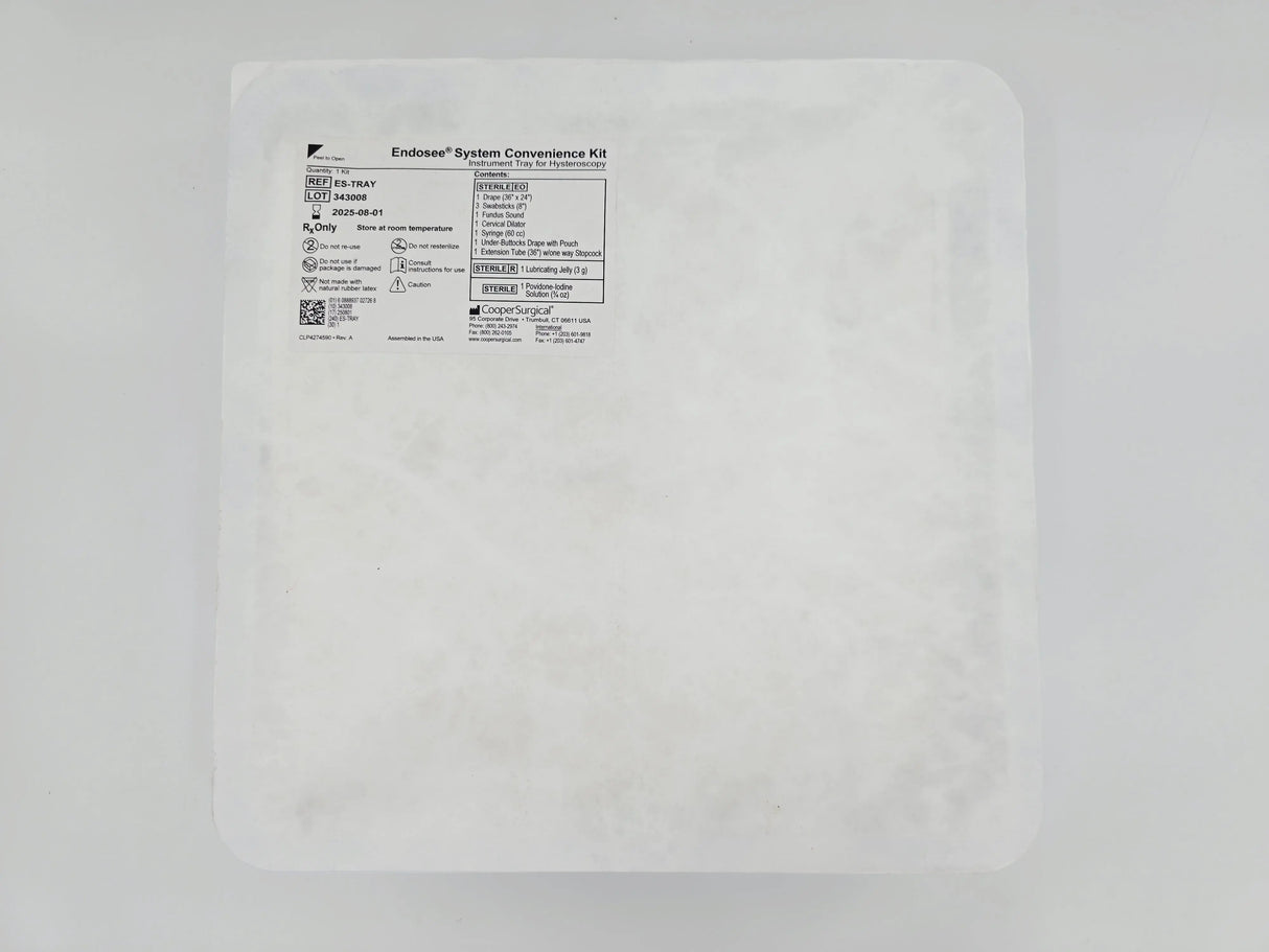 CooperSurgical ES-TRAY Endosee System Convenience Kit Instrument Tray for Hysteroscopy CooperSurgical