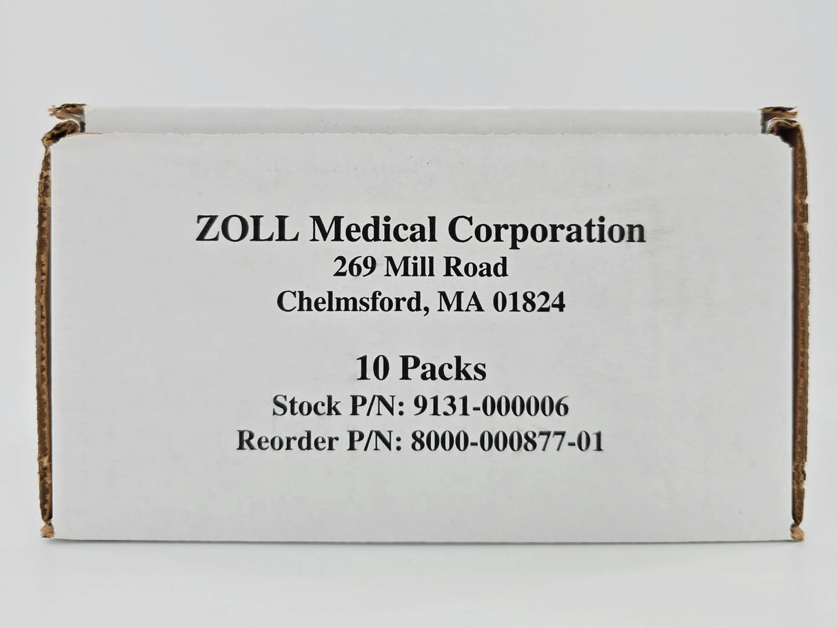 Zoll Medical 8000-000877-01 Recorder Paper 80mm, Fan Fold, 8 ft Standard, 10PKS/CS Zoll