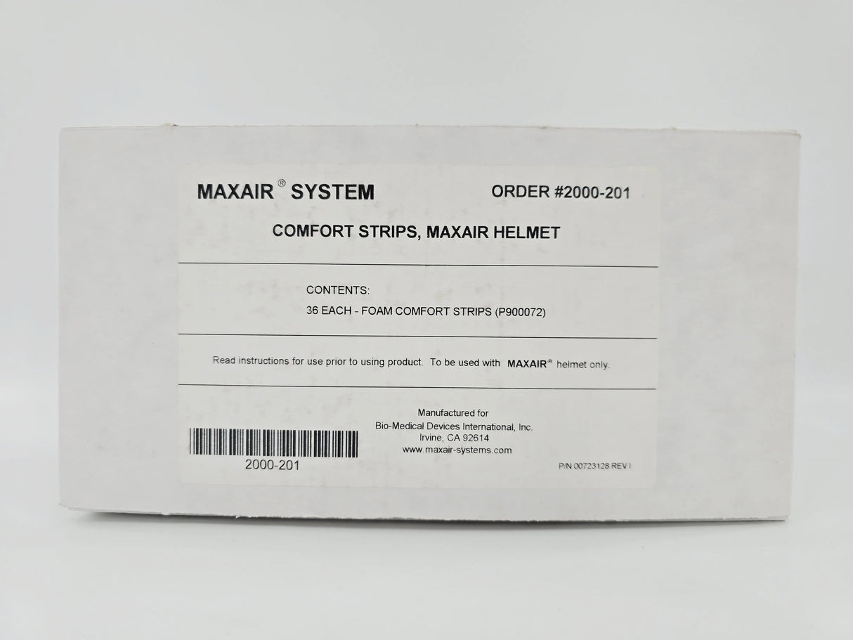 Bio-Medical Devices 2000-201 MAXAIR System Foam Comfort Strips for MAXAIR Helmet BX/36 Bio-Medical Devices