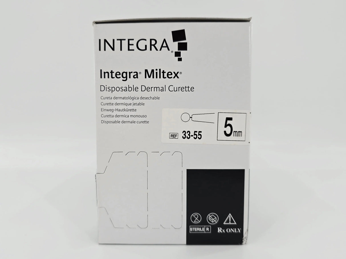 Integra Miltex 33-55 Disposable Dermal Curette 5mm BX/50 Integra Miltex
