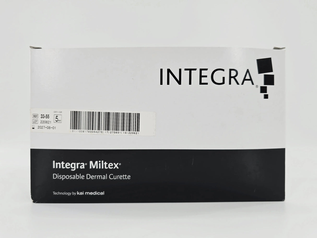 Integra Miltex 33-55 Disposable Dermal Curette 5mm BX/50 Integra Miltex