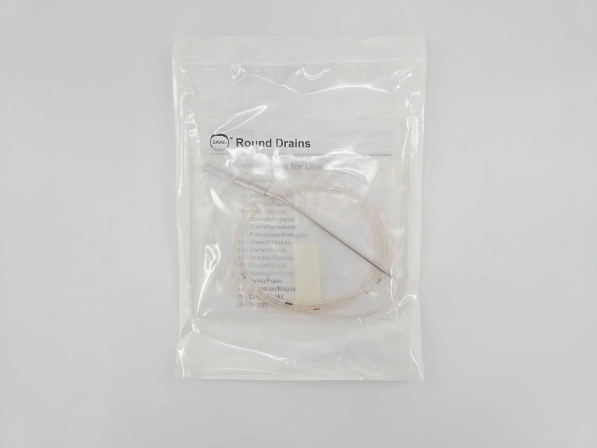 Bard 0080710 PVC Drain with Trocar Medium 1/8" O.D. (10Fr x 3.2mm) BX/10 Bard