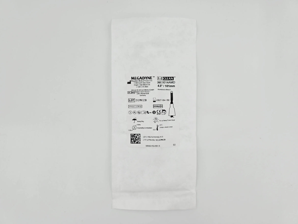 Megadyne 0014AMD E-Z Clean Blade Mod Nose Cone Monopolar Electrosurgical Electrode 4" Megadyne