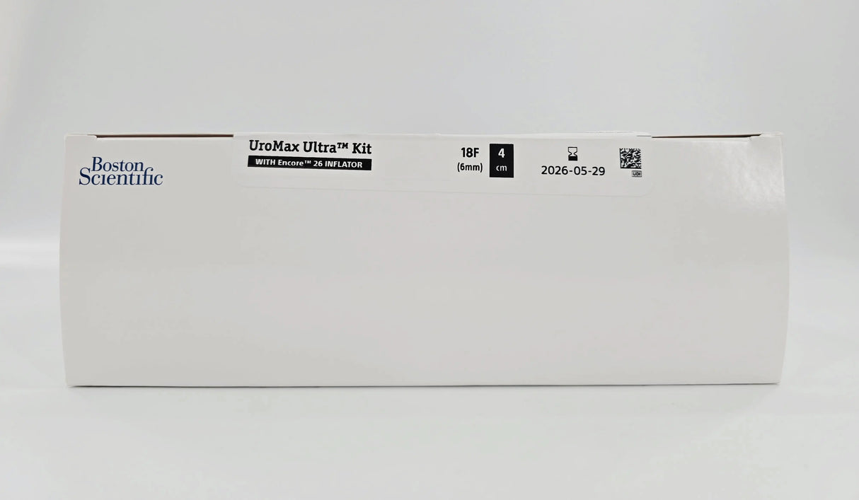 Boston Scientific M0062251220 UroMax Ultra Kit w/ Encore 26 Inflator Baloon Dilation Catheter Kit 18F x 4cm Boston Scientific