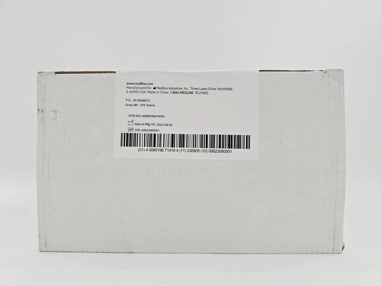 Medline DYNJWE1310 Perforated Flat Drain (Silicone) BX/10 Medline