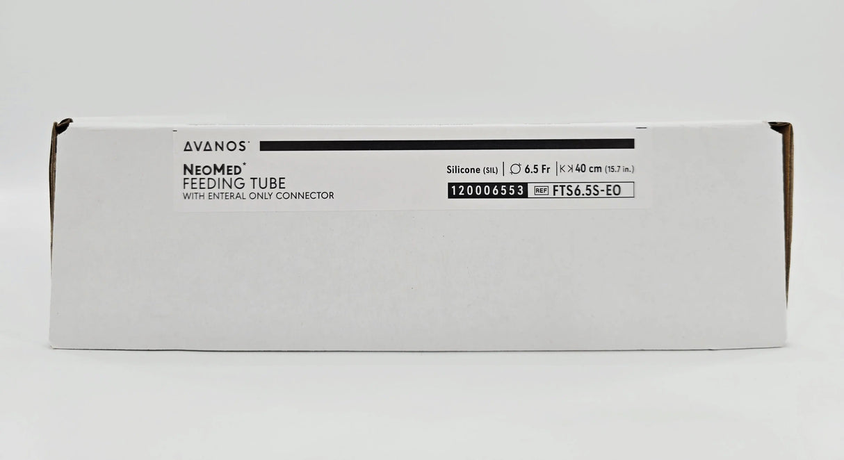 Avanos FTS6.5S-EO NeoMed Feeding Tube w/ Enteral Only Connector 6.5Fr. x 40cm Avanos