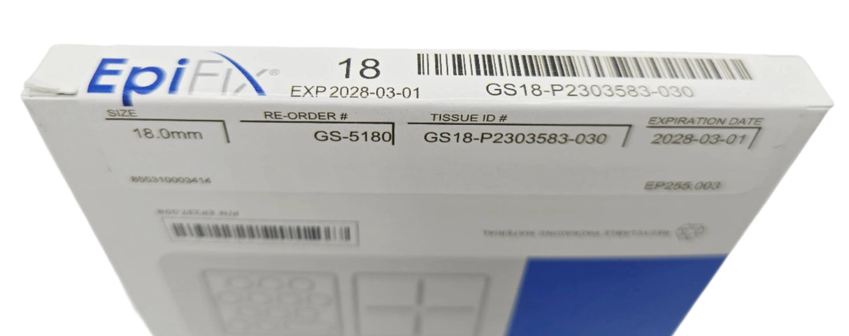 Mimedx GS-5180 Dehydrated Human Amnion Chorion Membrane Allograft Mimedx