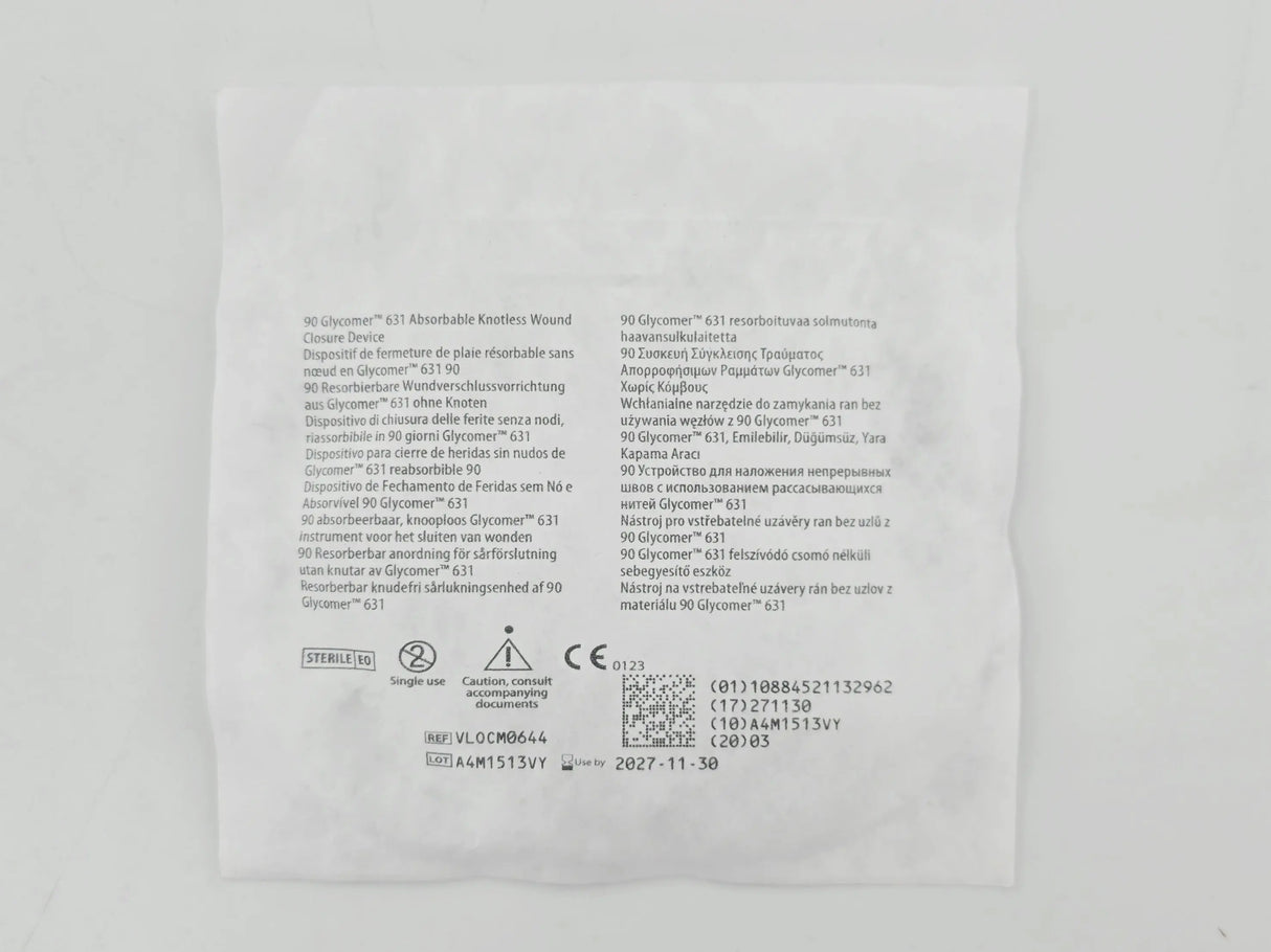 Covidien VLOCM0644 V-Loc 90 3-0 1X9" Violet V-20 Surgalloy Covidien