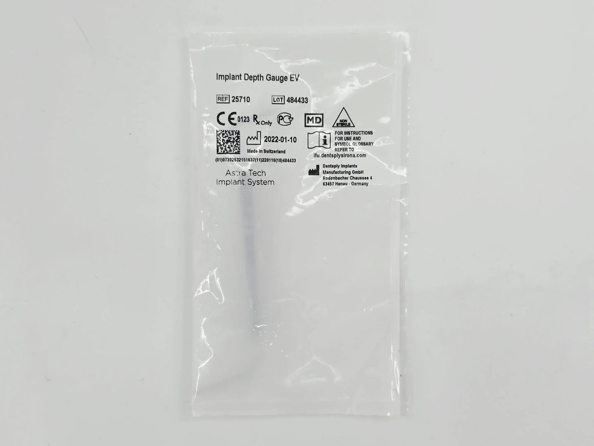 Dentsply Implants Manufacturing 25710 Implant Depth Gauge EV Astra Tech Implant System