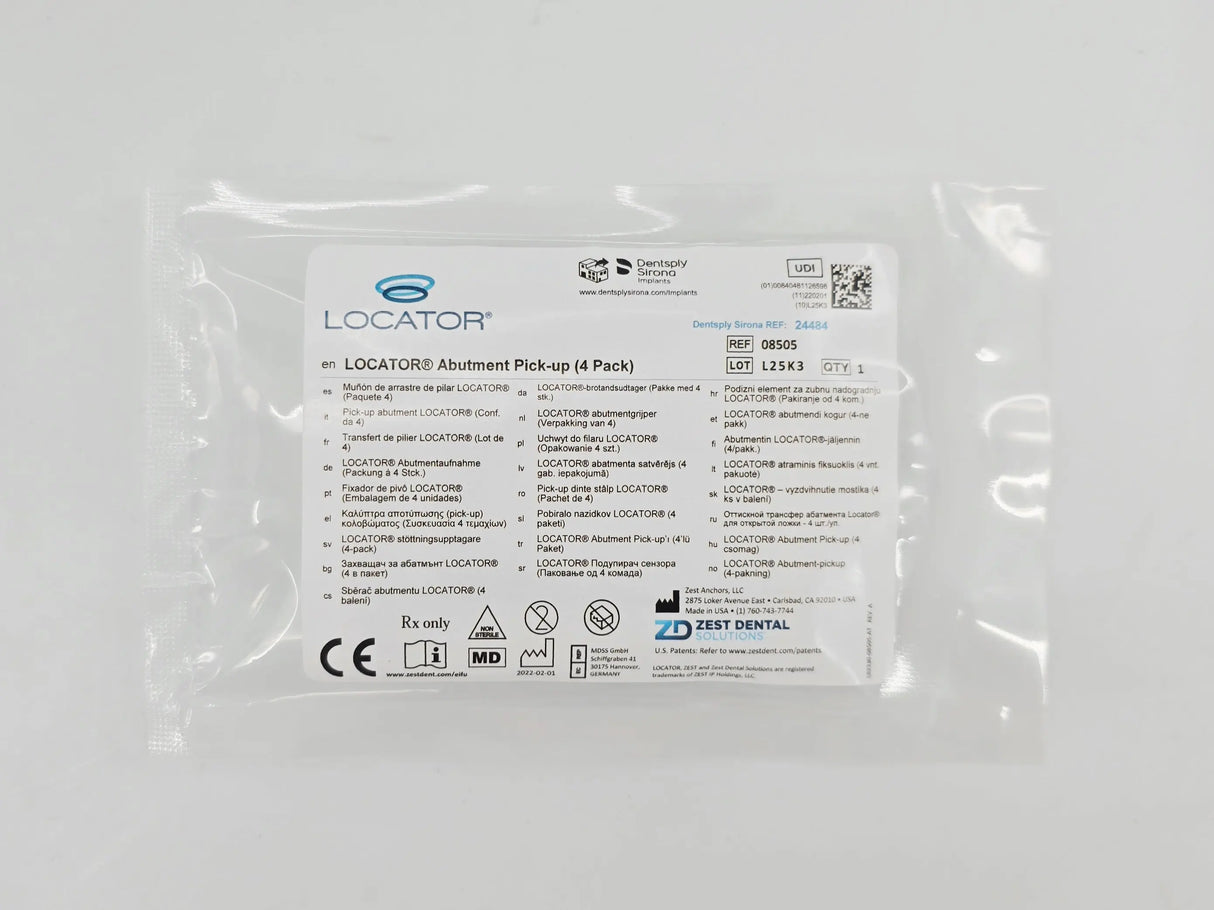 Zest Anchors 08505 LOCATOR Abutement Pick-Up (4 Pack) Dentsply Sirona Astra Tech Implant System Zest Anchors