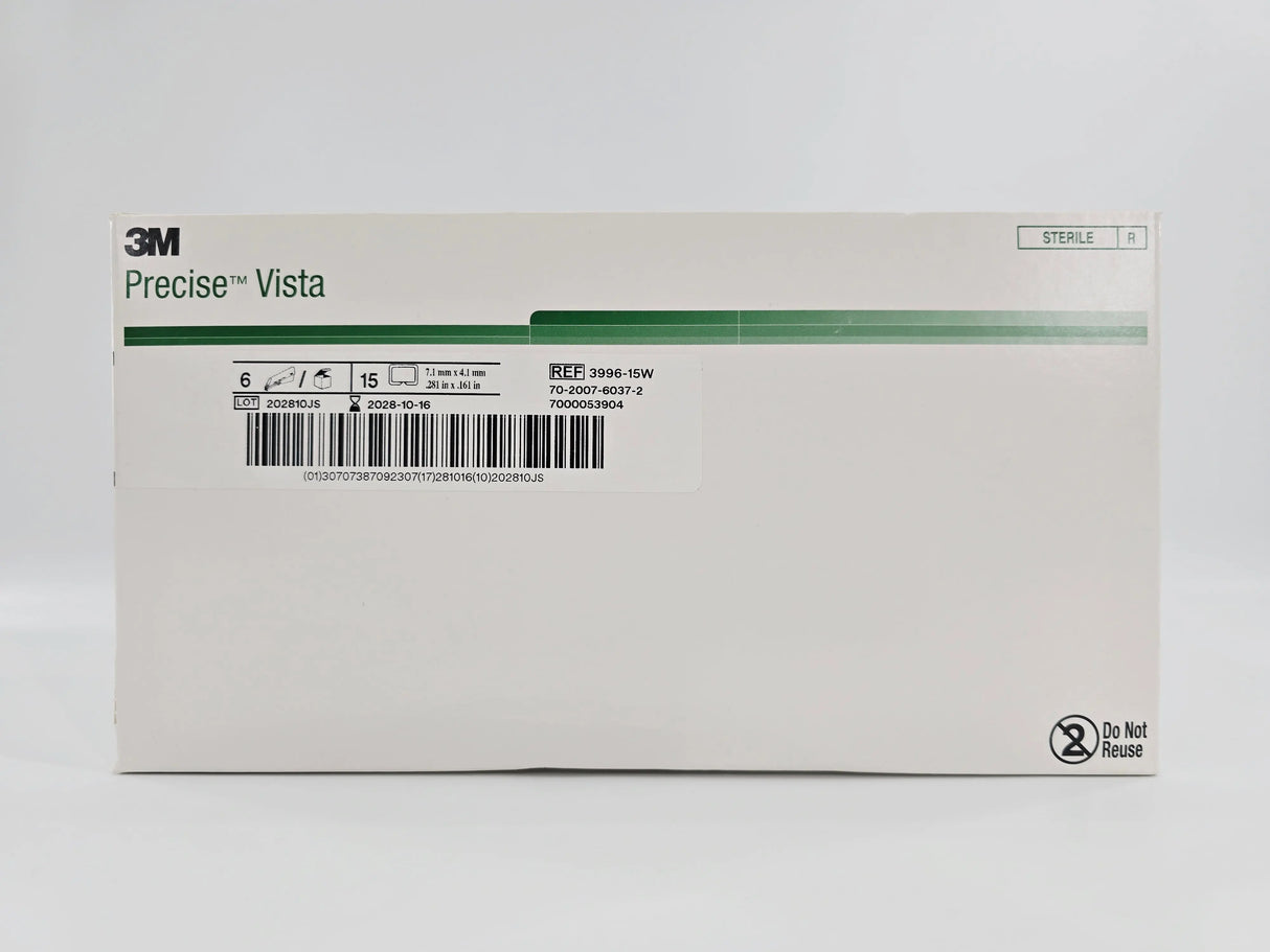 3M 3996-15W Precise Vista Disposable Skin Stapler w/ 15 Wide Staples 7.1mm x 4.1mm BX/6 3M