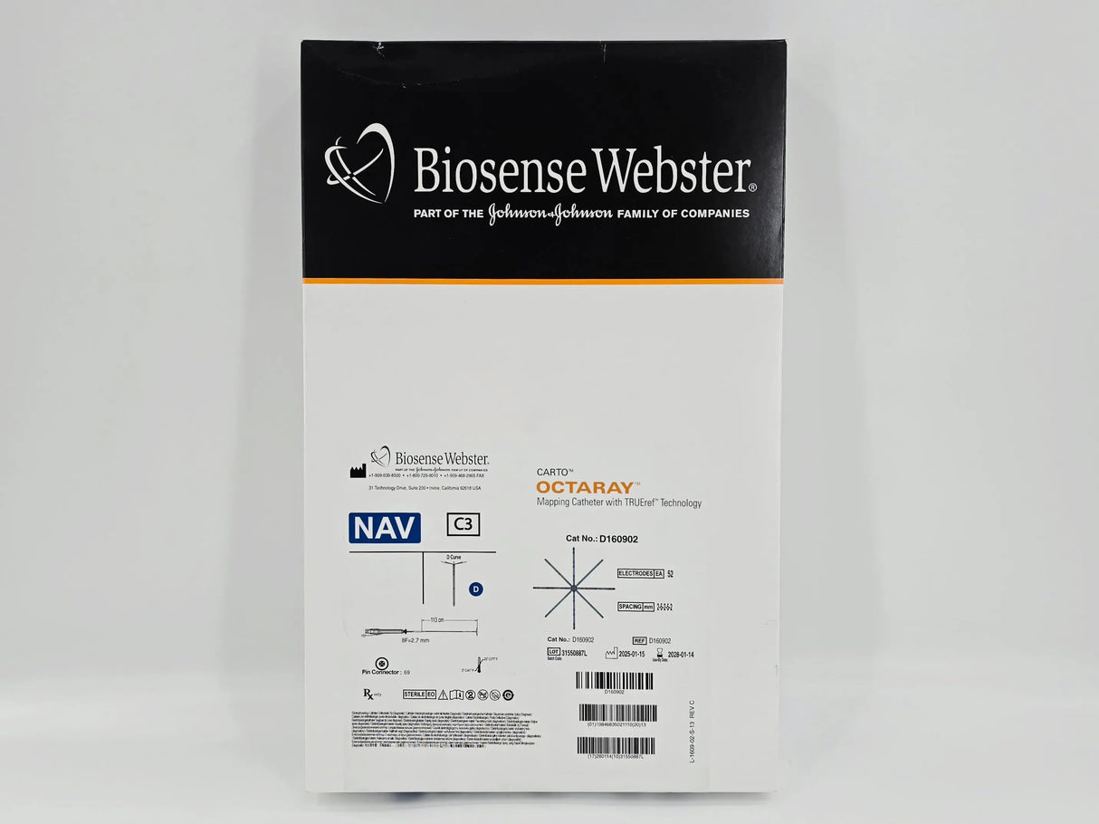 Biosense Webster D160902 OCTARAY Mapping Catheter w/ TRUref Technology Biosense Webster