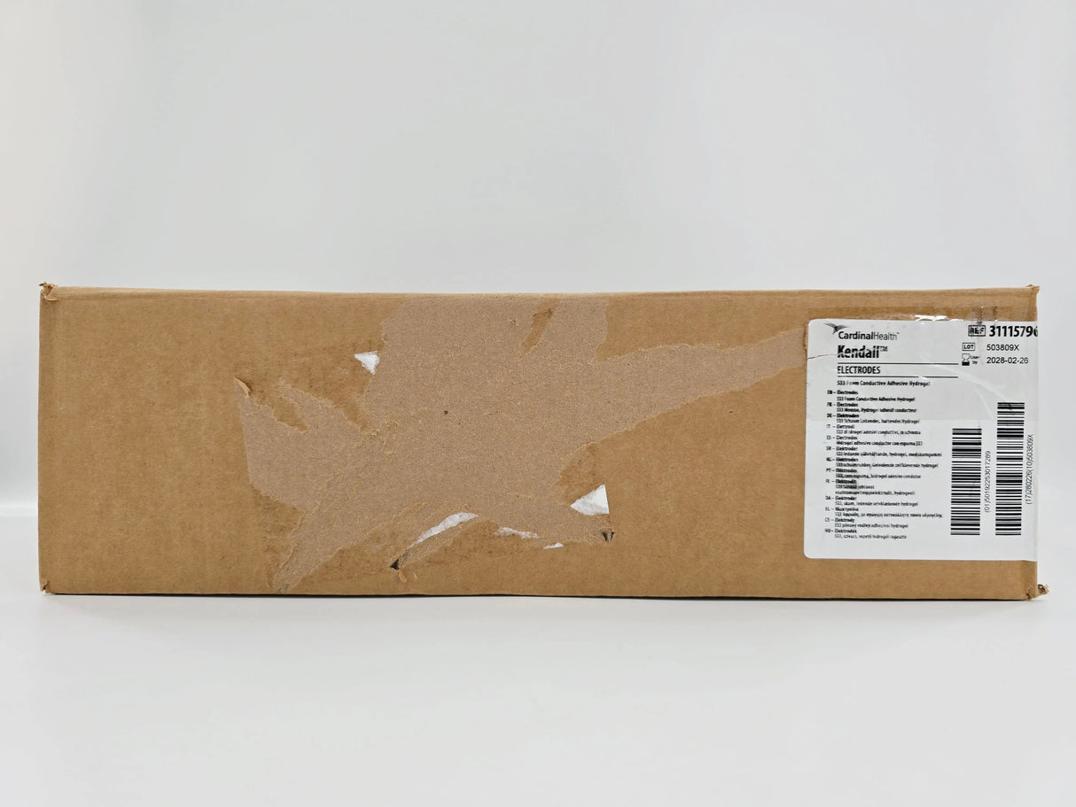 Cardinal Health 31115796 Kendall Electrodes 533 Foam Conductive Adhesive Hydrogel CS/600 (3/PK, 200 PK/CS) Cardinal Health