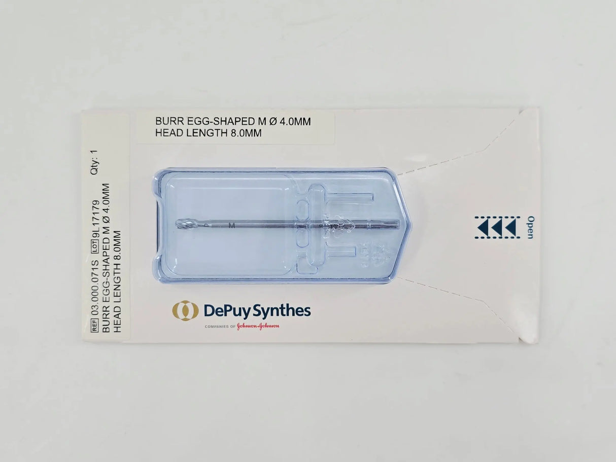 DePuy Synthes 03.000.071S Burr Egg-Shaped M Ø 4.0mm Head Length 8.0mm DePuy Synthes