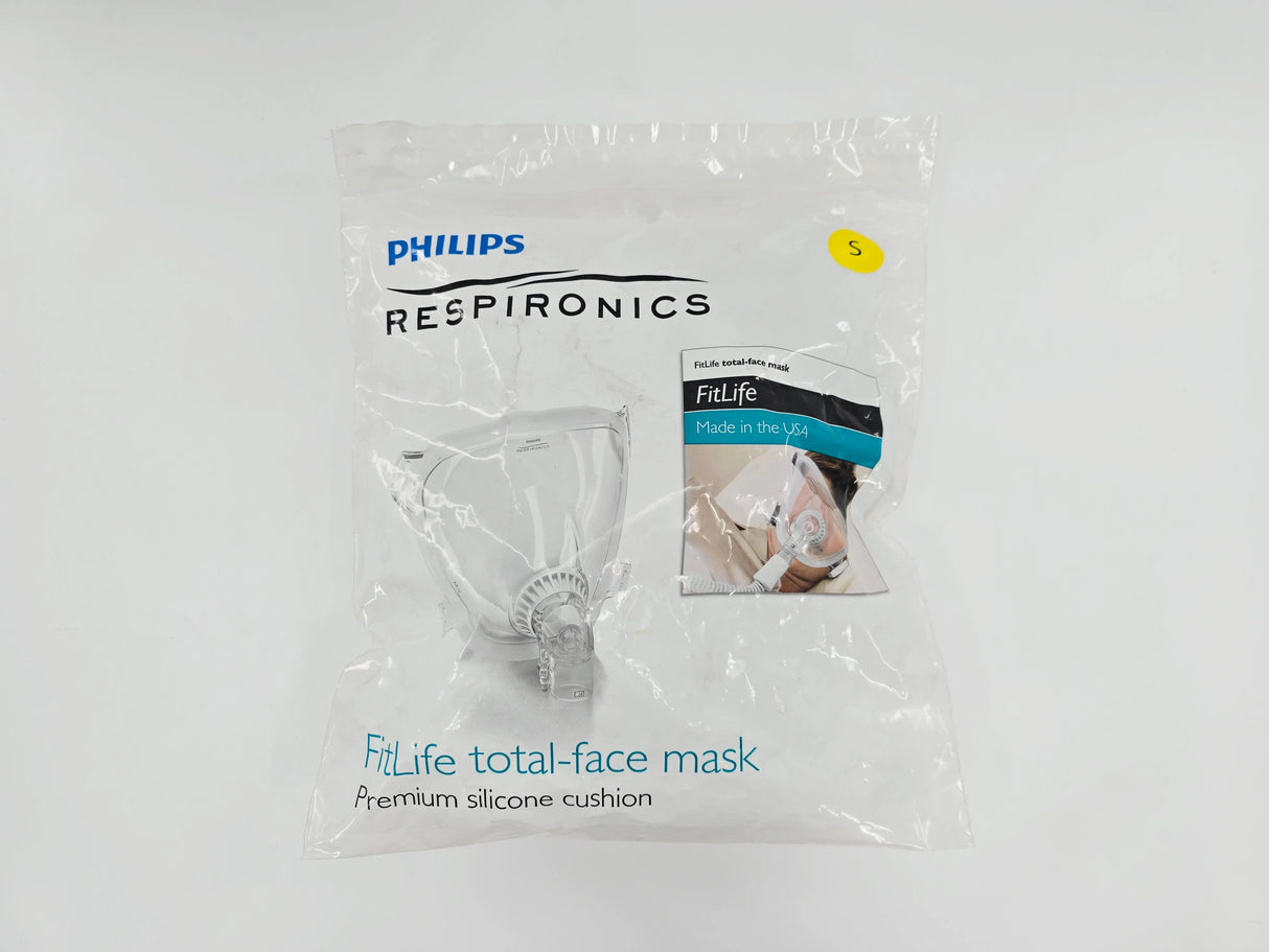 Philips 1060801 Respironics FitLife Face Mask w/ Headgear Small Philips