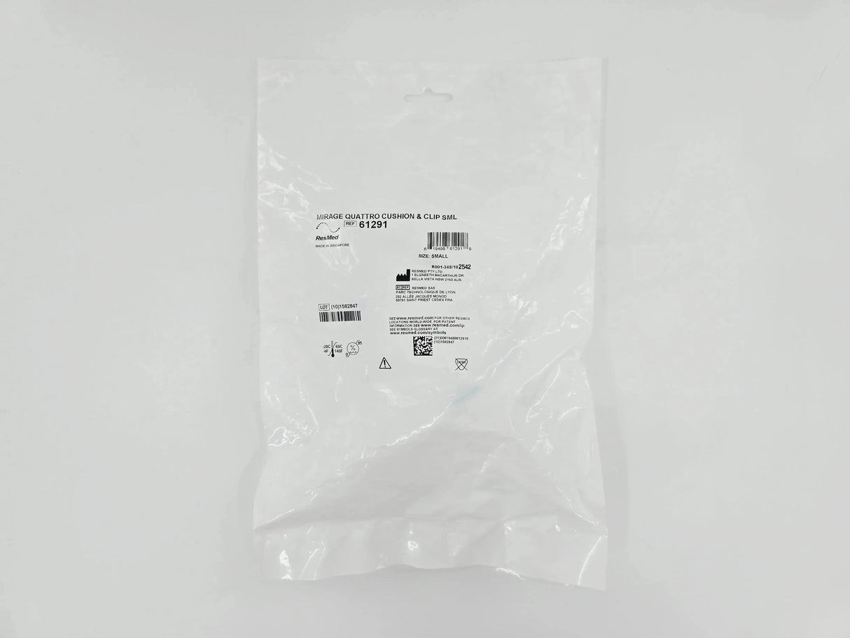 ResMed 61291 Mirage Quattro Replacement Cushion & Clip Small ResMed