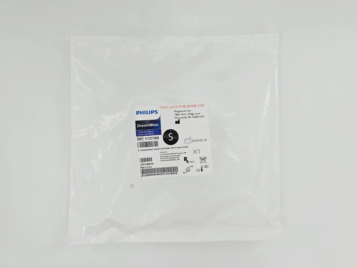 Philips 1137388 Respironics DreamWear Small Nasal Lab Mask Small Frame Philips