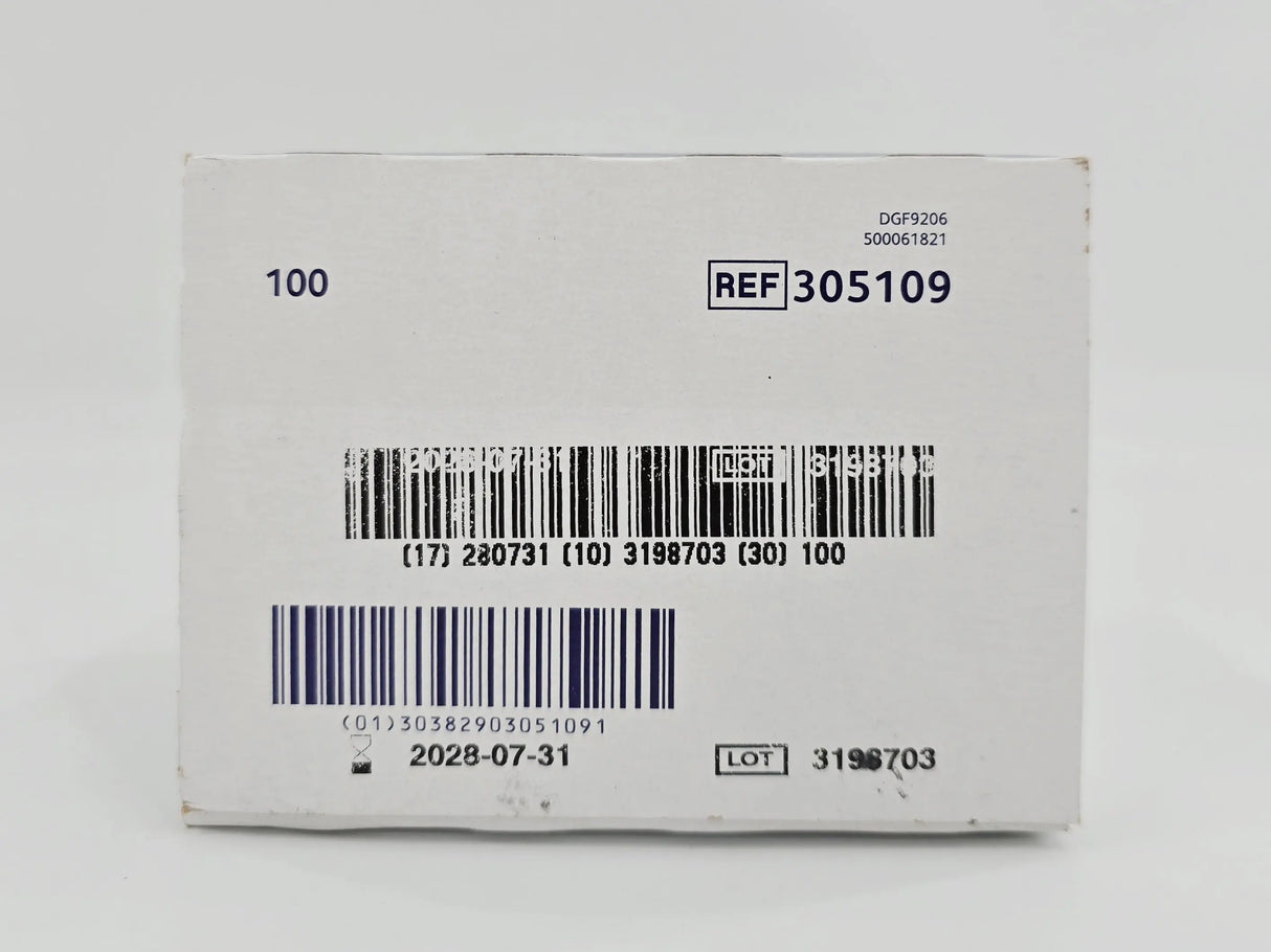 BD 305109 PrecisionGlide Needle 27G x 1/2" BX/100 BD