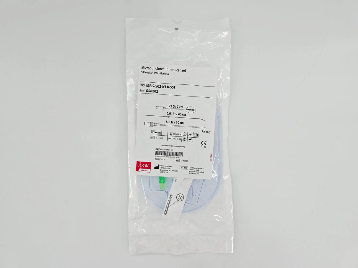 Cook Medical G56202 Micropuncture Introducer Set Silhouette Transitionless Cook Medical