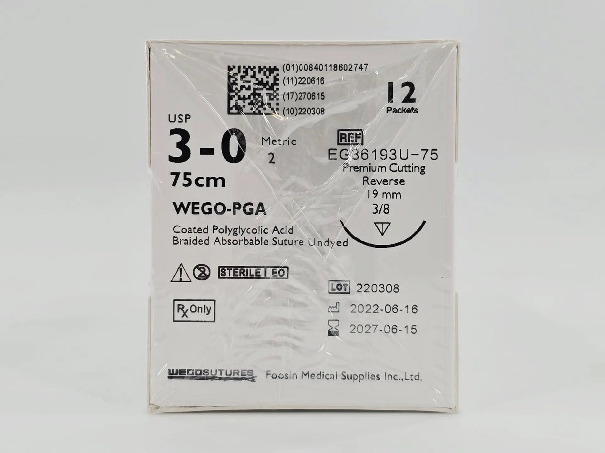 Endure Industries EG36193U-75 3-0 WEGO-PGA Undyed 19mm Prime Reverse Cutting 75cm BX/12 Endure Industries