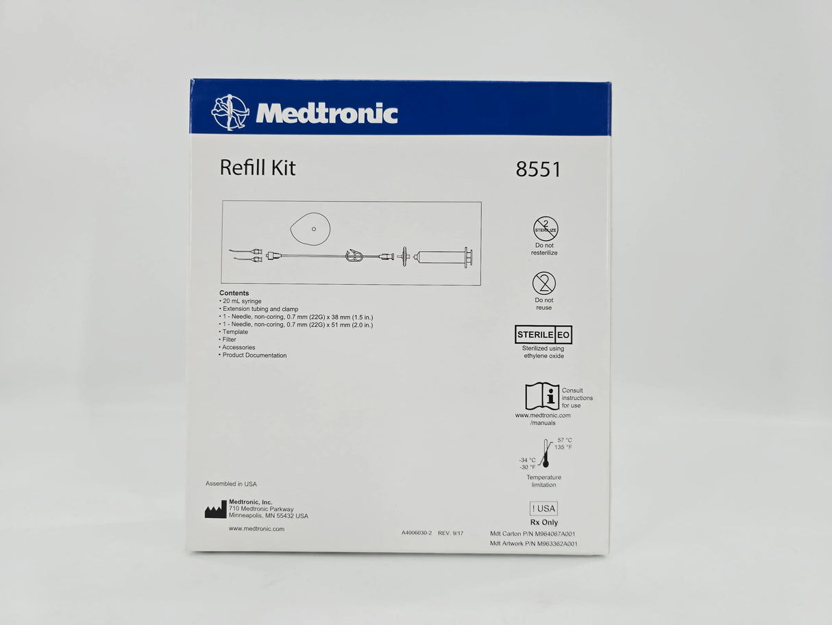 Medtronic 8551 SynchroMed Refill Kit 1/EA Medtronic