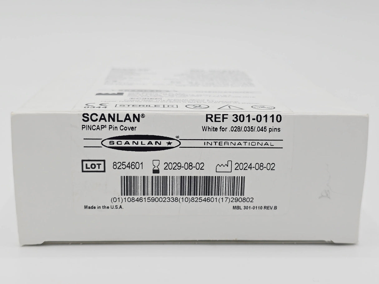 Scanlan 301-0110 Orthopedic Pin Protectors Sterile Single Use Box/20 Scanlan
