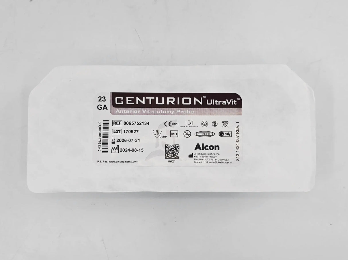 Alcon 8065752134 Centurion UltraVit Anterior Vitrectomy Probe 23G 1/EA Alcon