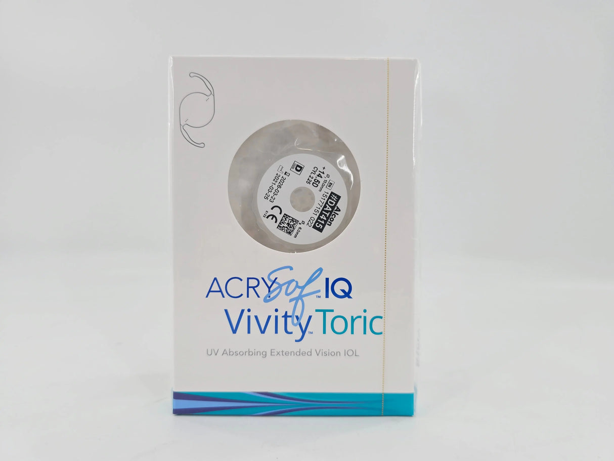 Alcon DAT415.145 AcrySof IQ Vivity Toric UV Absorbing Extended Vision IOL +14.5 D Size D 1/EA Alcon