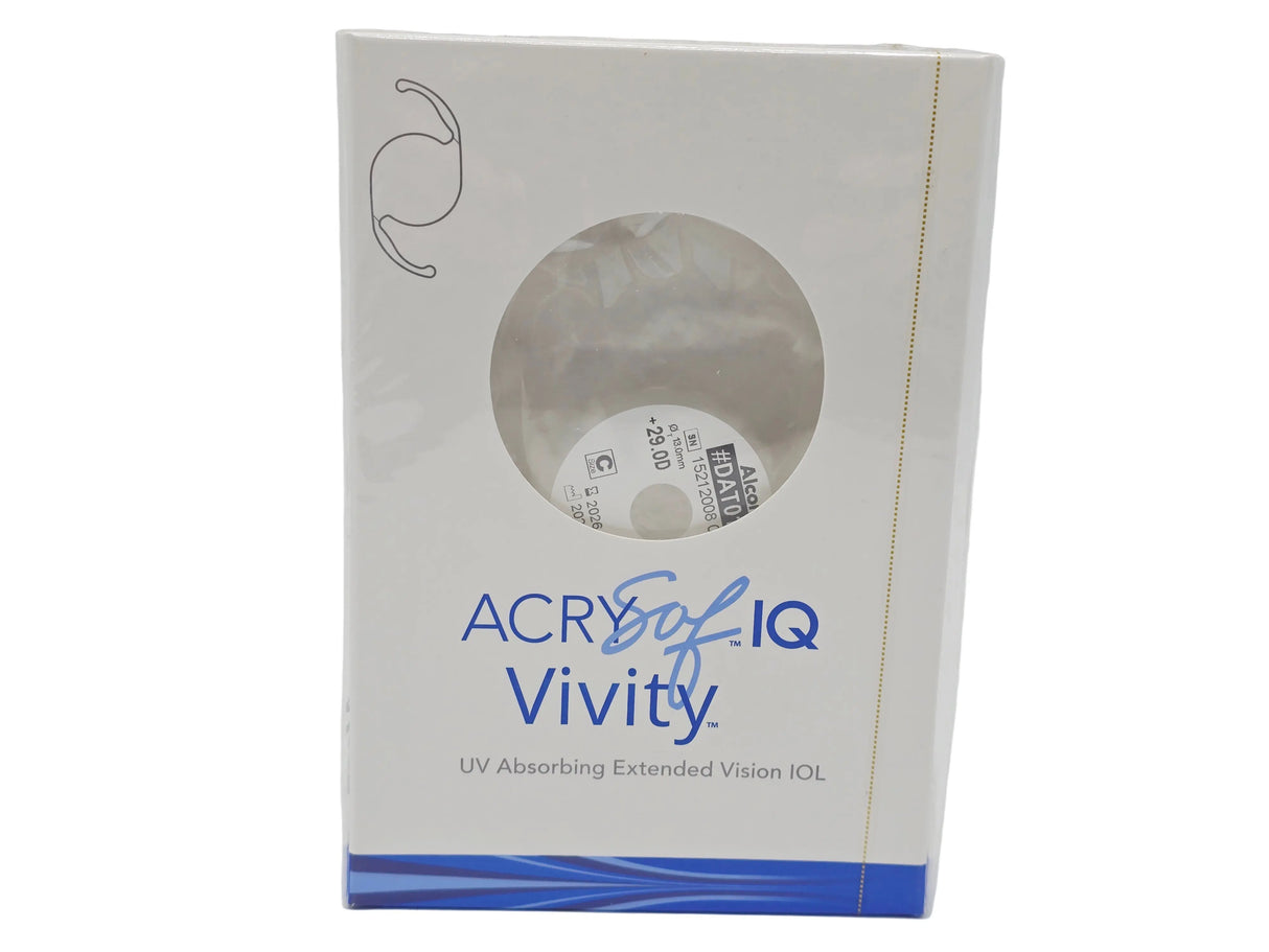 Alcon DAT015.290 Size C Aspheric Foldable Acrylic IOL UV Absorbing Sterile Alcon