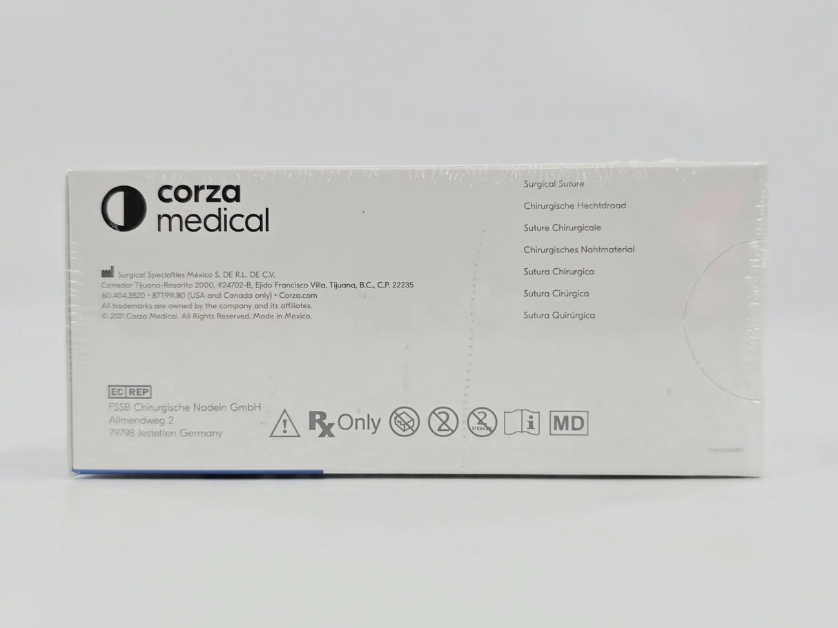 Corza Medical D675N Sharpoint SILK 3-0 Black 1X30" FSL 30mm Reverse Cutting BX/12 Corza Medical