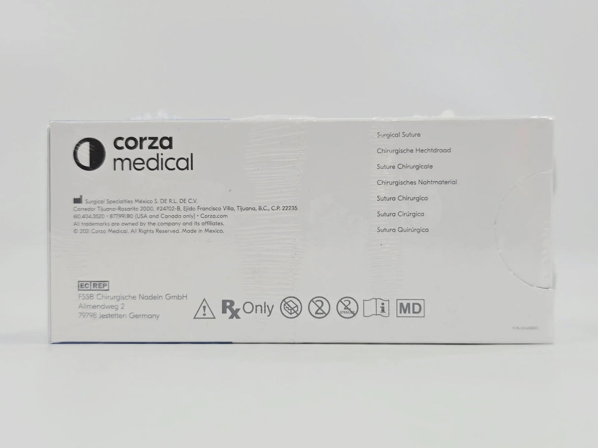 Corza Medical J8699N Sharpoint POLYPROPYLENE 4-0 Blue 1X18" P-3 13mm Precision Reverse Cutting BX/12 Corza Medical