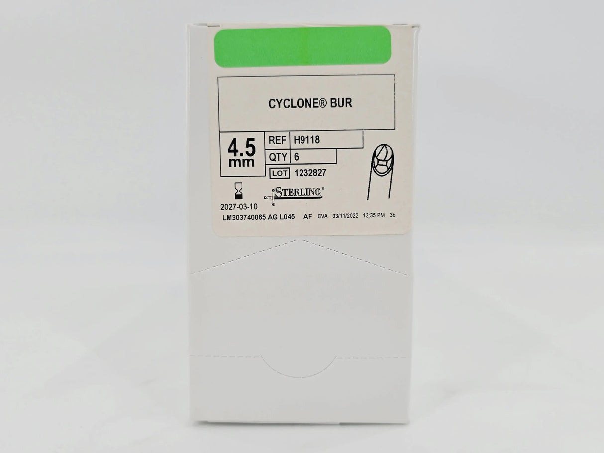 ConMed H9118 4.5mm Cyclone Bur Arthroscopy BX/6 ConMed