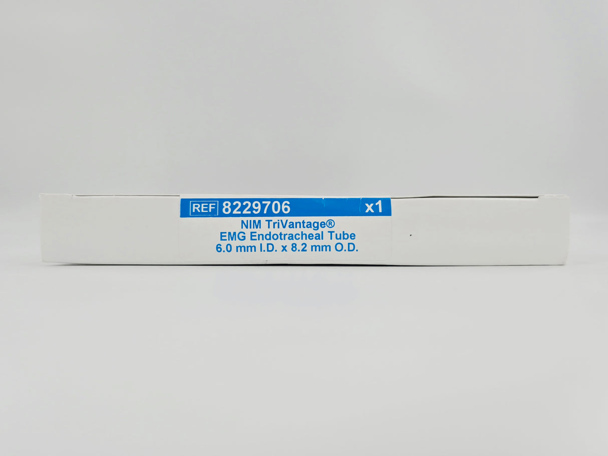 Medtronic 8229706 NIM TriVantage EMG Endotracheal Tube 6.0mm I.D. x 8.2mm O.D. 1/EA