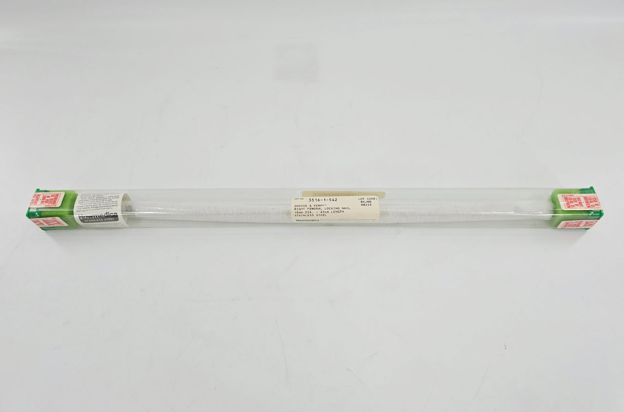 Howmedica 3516-1-542 Grosse-Kempf Right Femoral Locking Nail 15mm x 42cm 1/EA
