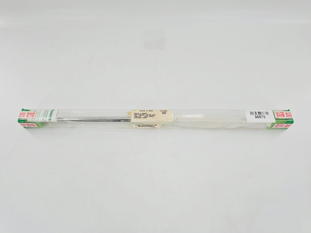 Howmedica 3515-1-242 Grosse-Kempf Left Femoral Locking Nail 12mm x 42cm 1/EA