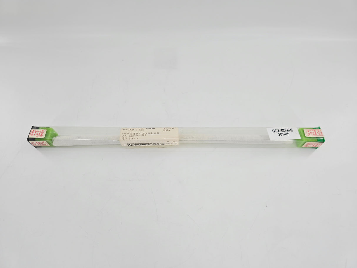 Howmedica 3515-1-640 Grosse-Kempf Left Femoral Locking Nail 16mm x 40cm 1/EA