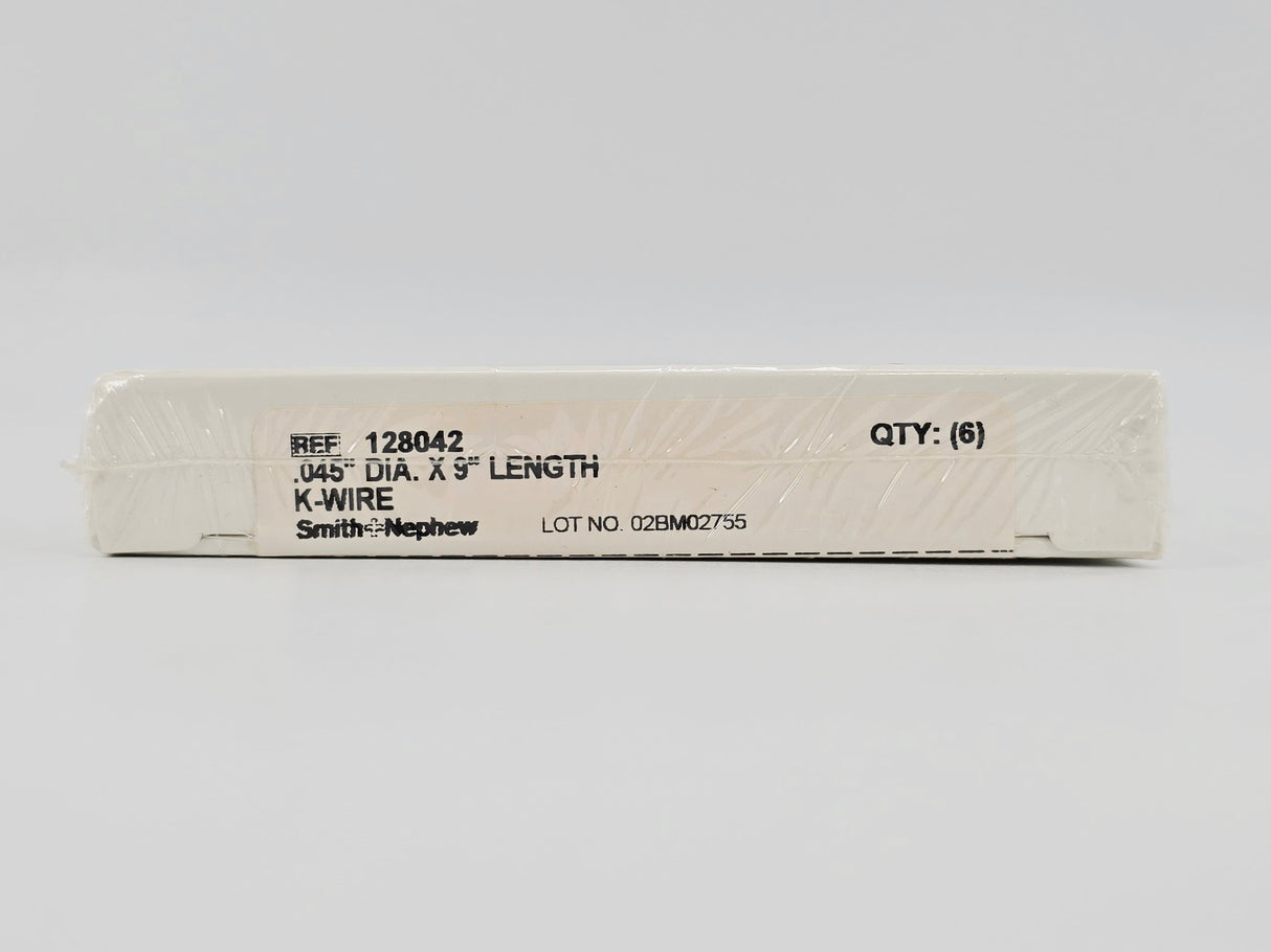 Smith & Nephew Richards 128042 Kirschner K-Wire Diamond Point .045" x 9" BX/6