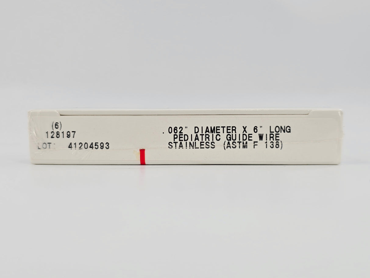Smith & Nephew Richards 128197 Pediatric Guide Wire .062" x 6" BX/6