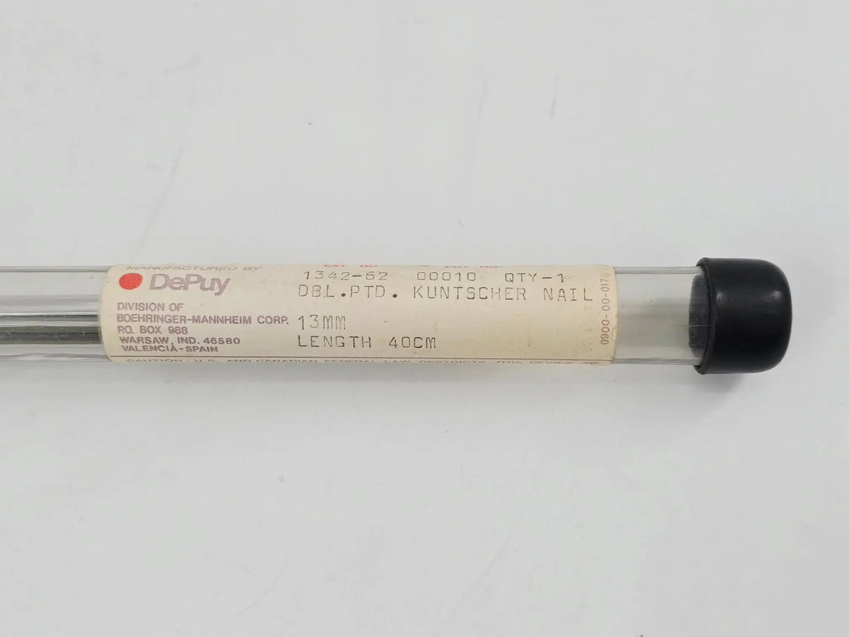 DePuy 1342-62 Kuntscher Nail Intramedullary Rod Double-Pointed 13mm x 40cm DePuy