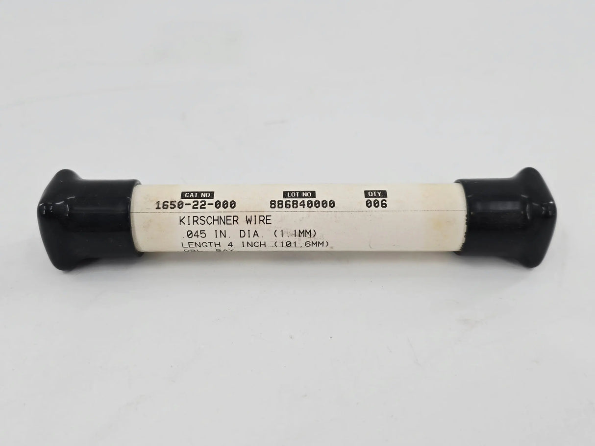 DePuy 1650-22-000 Kirschner K-Wire Double End Bayonet Point .045" x 4" PK/6 DePuy
