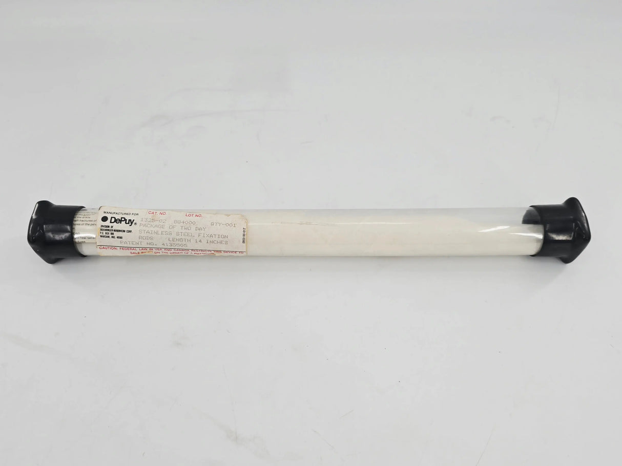 DePuy 1325-02 Day External Fixation Rod Stainless Steel 14" 2/PK DePuy