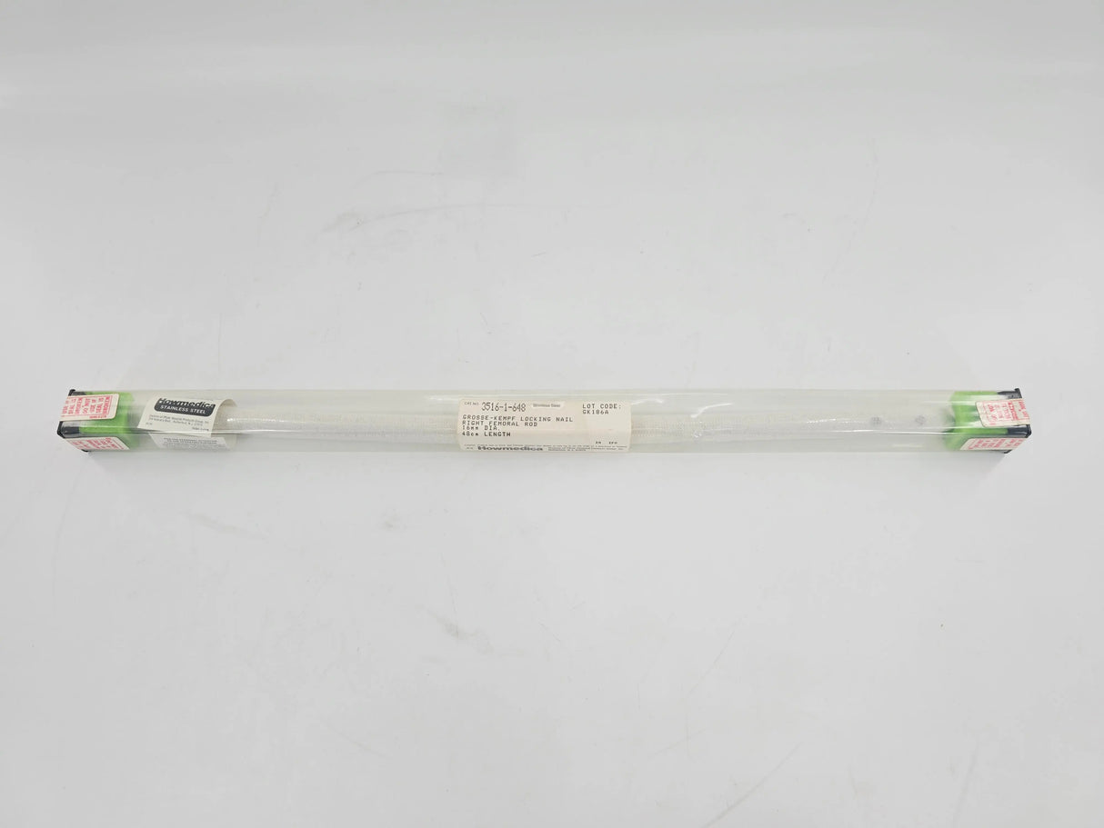 Howmedica 3516-1-648 Grosse & Kempf Right Femoral Locking Nail 16mm x 48cm 1/EA Howmedica