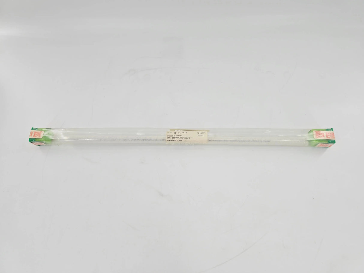 Howmedica 3515-1-444 Grosse & Kempf Left Femoral Locking Nail 14mm x 44cm 1/EA Howmedica